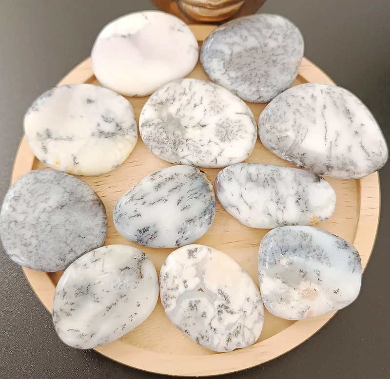 Pierre plate Agate Dendritique 